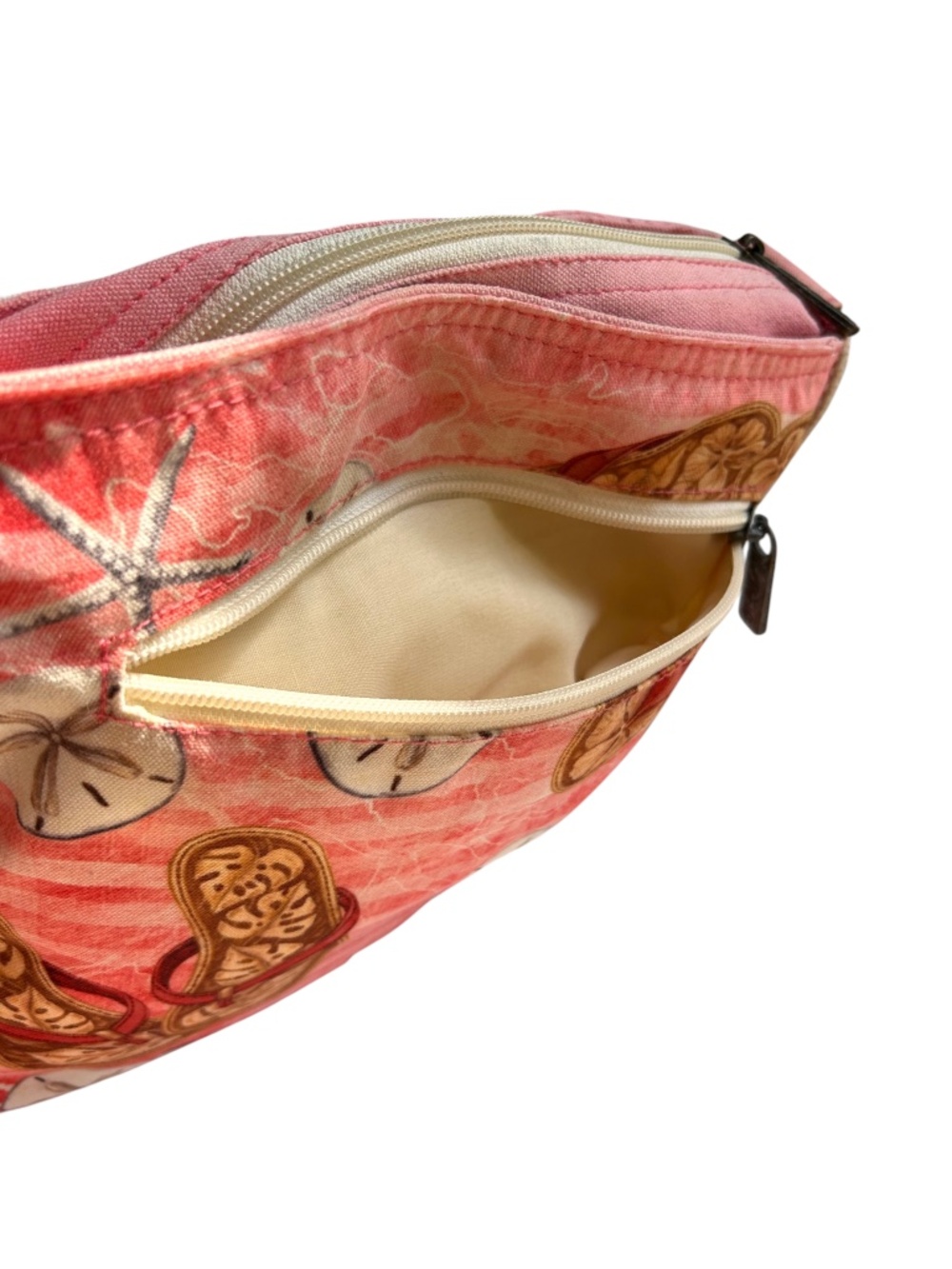 Paul Brent Sun 'N' Sand Canvas Embroidered Sandals Crossbody Bag - Picture 12 of 13